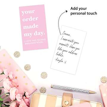 Thank You Cards for Small Business Owners - 100 Pack