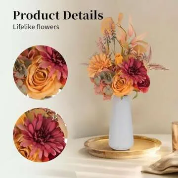 BLOSMON Fall Flower Arrangements Perfect for Thanksgiving