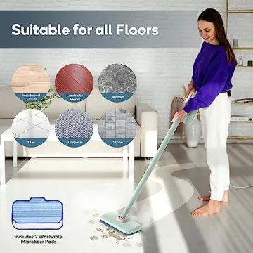 Newbealer Steam Mop & Detachable Handheld Cleaner