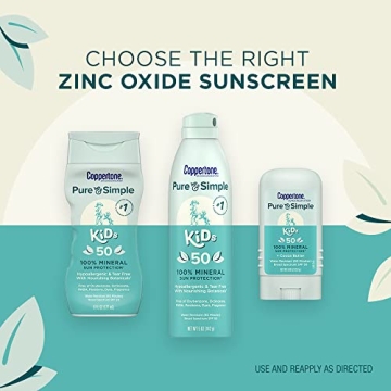 Coppertone Pure and Simple Kids Sunscreen SPF 50 - Gentle Protection
