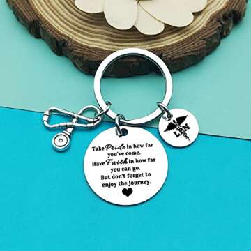 Licensed Practical Nurse Gift LPN Keychain Soon to Be Nurse Gifts Graduation Gift Inspirational Gift for Licensed Practical Nurse Student Future Nurse Keyring Medical School Christmas Graduation Gift