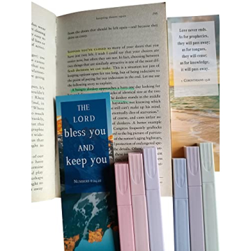 Highlighters & Bookmarks Set for Bible Journaling & Notes