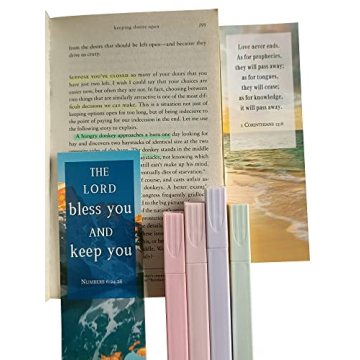 Highlighters & Bookmarks Set for Bible Journaling & Notes
