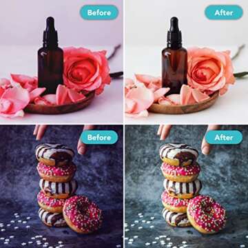 Foto&Tech Double-Sided 18% Gray Card and White Balance Disc, Gray and Neutral White Panel with Nylon Bag and Cable Tie, Collapsible Reference Reflector Focus Board for Camera Photography (12"/30cm)