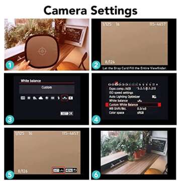 Foto&Tech Double-Sided 18% Gray Card and White Balance Disc, Gray and Neutral White Panel with Nylon Bag and Cable Tie, Collapsible Reference Reflector Focus Board for Camera Photography (12"/30cm)