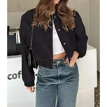 Spring Varsity Bomber Jacket for Women | Stylish & Casual