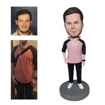 Stylishbobblehead Custom Bobblehead,Personalized Custom Full,Custom Personalized Unique Handmade Bob...