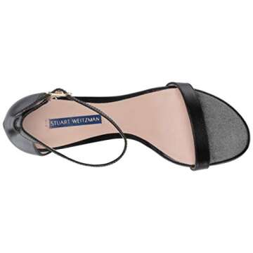 Stuart Weitzman Nunakedstraight 60 Heels in Black Caviar Patent
