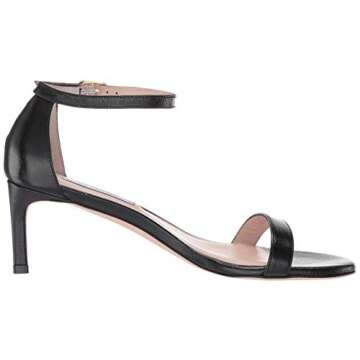 Stuart Weitzman Nunakedstraight 60 Heels in Black Caviar Patent