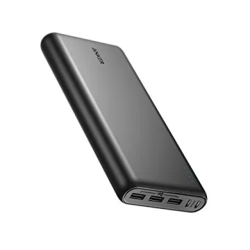 Anker Power Bank with 26800mAh Capacity, Dual Input and Fast Charging, 3 USB Ports