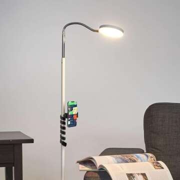 Mippko Portable Flexible Cell Phone Holder Stand for Shopping Cart/Treadmill/Stroller/Elliptical/Car/Bike,Compatible with 3.5~7.5" iPhone/Smartphone, 27.5 inch / 70cm Long Arm for Cellphone