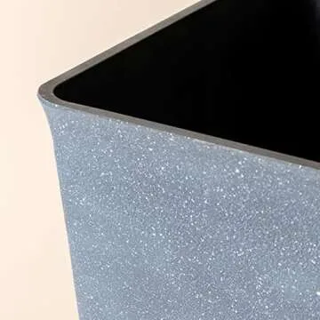 La Jolie Muse Tall Planters 20 Inch, Flower Pot Pack 2, Patio Deck Indoor Outdoor Garden Tree Planters (Weathered Gray)