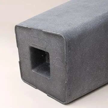 La Jolie Muse Tall Planters 20 Inch, Flower Pot Pack 2, Patio Deck Indoor Outdoor Garden Tree Planters (Weathered Gray)