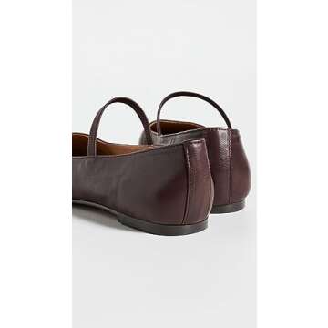 Madewell Women's Greta Ballet Flats - Chocolate Raisin - Size 9