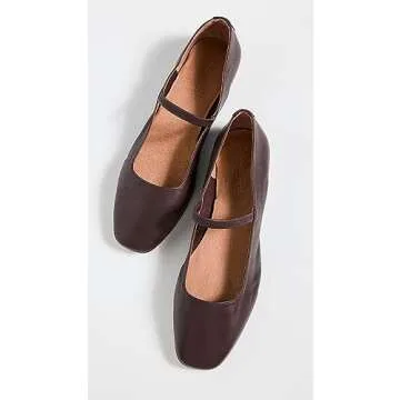 Madewell Women's Greta Ballet Flats - Chocolate Raisin - Size 9
