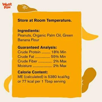 Healthy WEST PAW Peanut Butter & Banana Treats for Pets