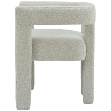 Meridian Furniture Athena Dining Chair in Cream Boucle