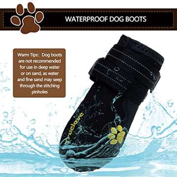 Expawlorer Dog Shoes: Waterproof & Anti-Slip Protection