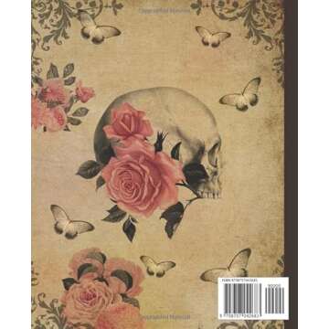 Composition Notebook: Premium Gothic Skull Design - 100 Pages