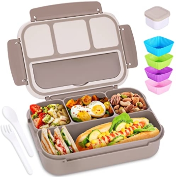 Bento Box for Adults - 4 Compartment Lunch Box