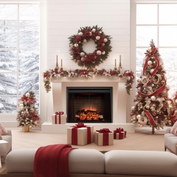PuraFlame Klaus Electric Fireplace Insert for Cozy Ambiance