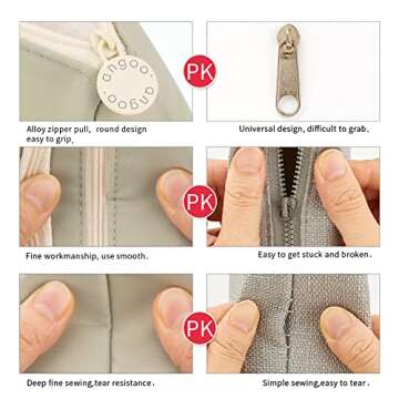 EASTHILL Large Capacity Pencil Case Pouch for Stationery