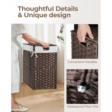 Greenstell Laundry Hamper - Stylish & Functional 110L