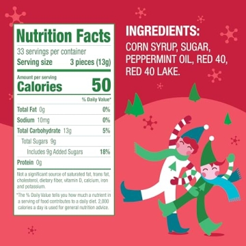 Brach's Mini Candy Canes - 100 Count for Holidays