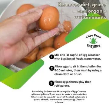 CareFree Enzymes Egg Cleanser - Preserve Freshness & Flavor