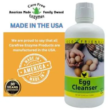 CareFree Enzymes Egg Cleanser - Preserve Freshness & Flavor