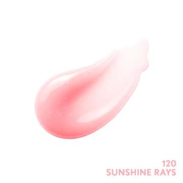 COVERGIRL Clean Fresh Yummy Lip Gloss, Sunshine Rays, W&F, Hydrating, Non-Sticky, Hyaluronic Acid, Glassy Shine, 0.33oz