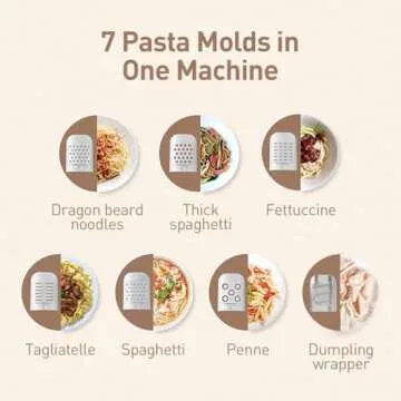 Joydeem Electric Pasta Maker Machine for Homemade Noodles