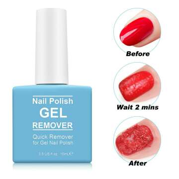 Fast Gel Polish Remover with Buffer & Pusher Kit