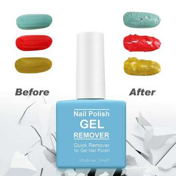 Fast Gel Polish Remover with Buffer & Pusher Kit