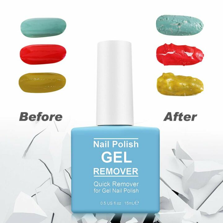 Fast Gel Polish Remover with Buffer & Pusher Kit