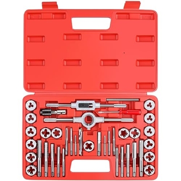 EFFICERE 40-Piece Premium Tap and Die Set for All Tasks