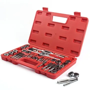 EFFICERE 40-Piece Premium Tap and Die Set for All Tasks