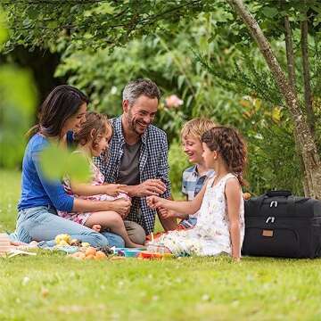 Lifewit Large Cooler Bag 27/32/48 Cans Insulated Lunch Bag Lightweight Portable Cool Bag Double Layer for Picnic, Beach, Work, Trip