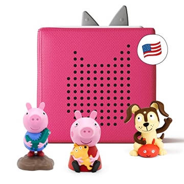 Toniebox Starter Set with Peppa Pig, George, and Playtime Puppy