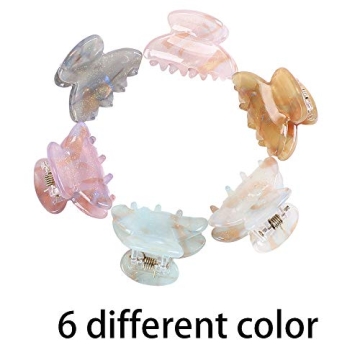 12PCS Small Claw Jaw Hair Clips for Women Girls