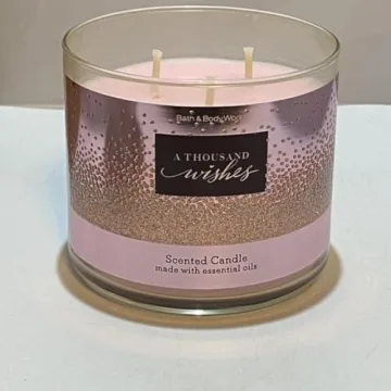 Luxurious Bath and Body Works A Thousand Wishes Candle