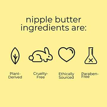 Mum Motherhood Essentials Premium Organic Nipple Butter (2oz), Lanolin Free, Nourishing Nipple Cream, USDA Organic, Non GMO, Safe Nipple Cream Breastfeeding, Pump Lubricant, Breastfeeding Essential