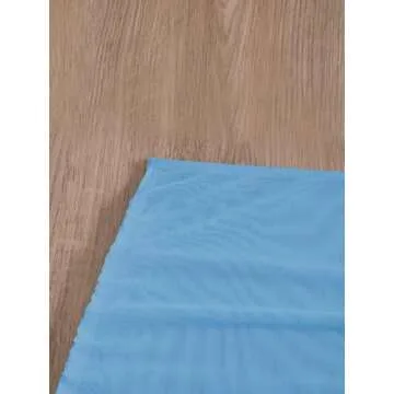 Falainetee Women's Stylish Summer Mesh Cover Up Skirt