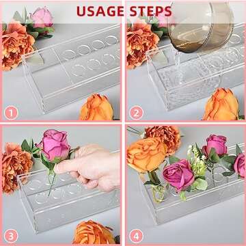 24'' Acrylic Flower Vase for Stunning Floral Displays