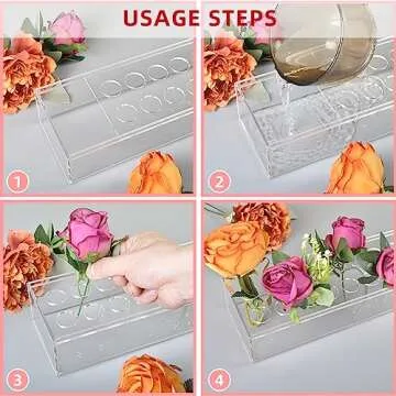 24'' Acrylic Flower Vase for Stunning Floral Displays