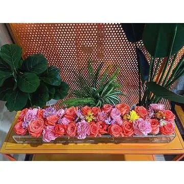 24'' Acrylic Flower Vase for Stunning Floral Displays