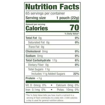 Black Forest Organic Gummy Bears Candy, 0.8 Ounce Pouches (65 Count)