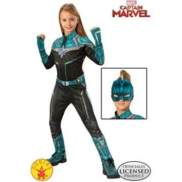 Captain Marvel Kree Costume Suit for Kids