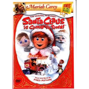 Santa Claus Is Coming to Town Starring Fred Astaire with Bonus Mariah Carey Cd Signing Santa Claus I...