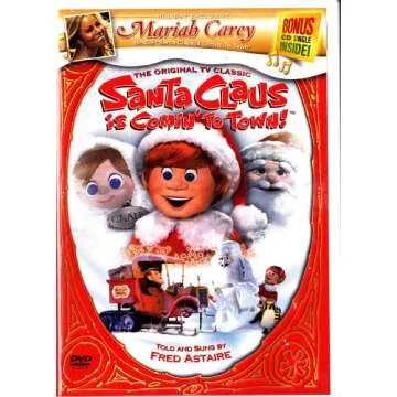 Santa Claus Is Coming to Town Starring Fred Astaire with Bonus Mariah Carey Cd Signing Santa Claus I...